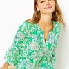 Hollie Printed Linen Tunic